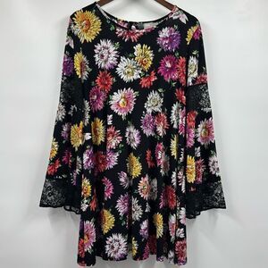 ASOS Floral Bell Sleeved Slip Dress 12